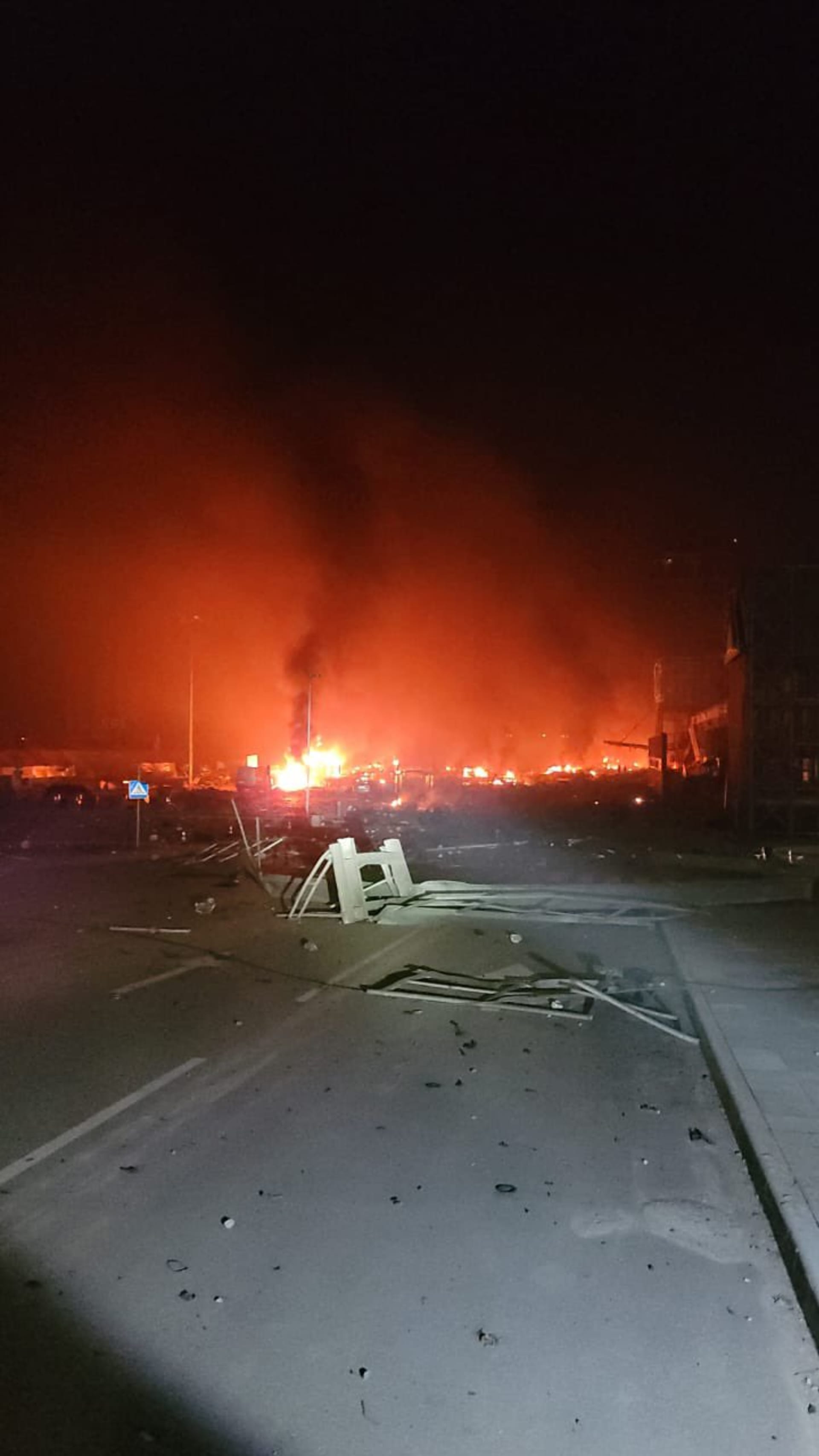 Mohutný výbuch otřásl Kyjevem. (20. března 2022)