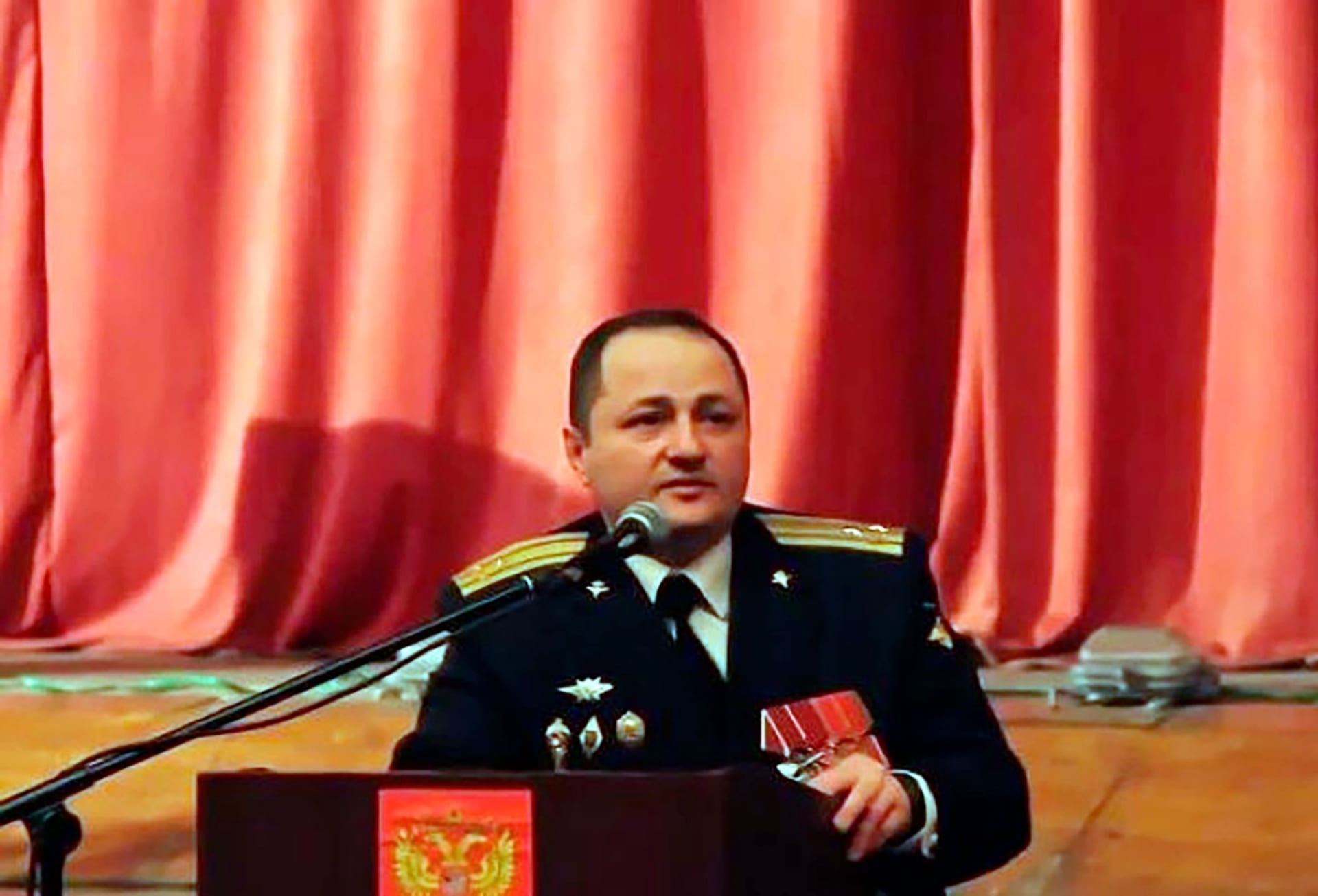 Ruský generálmajor Oleg Miťajev, který padl na Ukrajině (datum pořízení snímku neznámé).