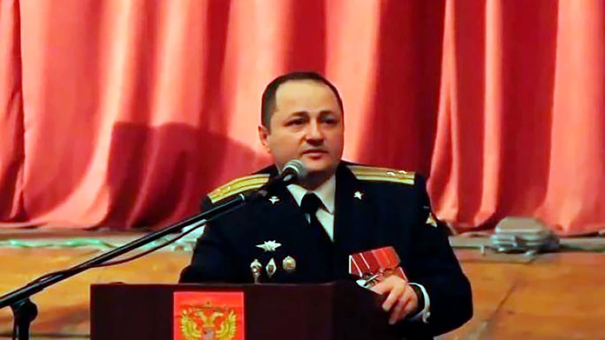 Ruský generálmajor Oleg Miťajev, který padl na Ukrajině (datum pořízení snímku neznámé).