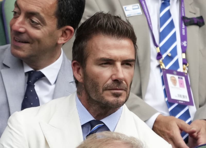 Fotbalová legenda David Beckham