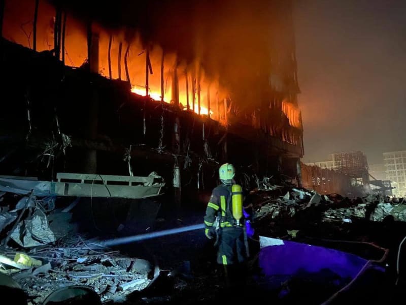 Při mohutné explozi v Kyjevě zahynuli čtyři lidé. 