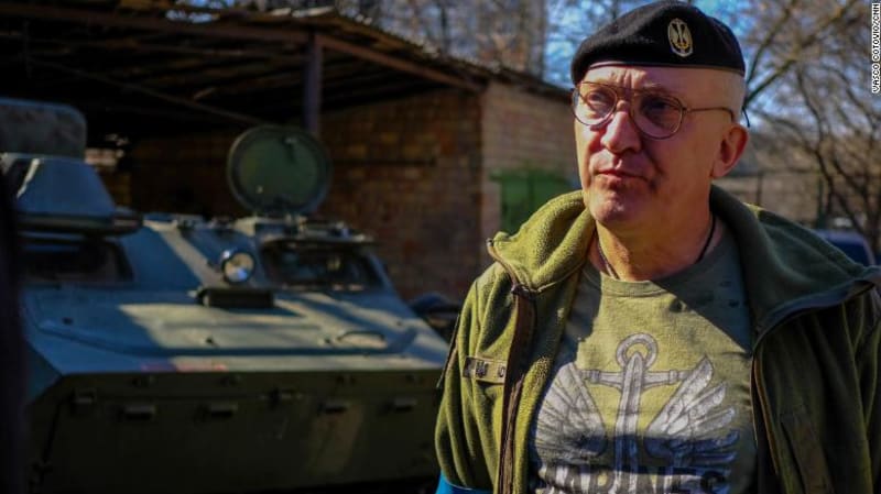 Juryj Holodov je zástupce velitele ukrajinských teritoriálních sil