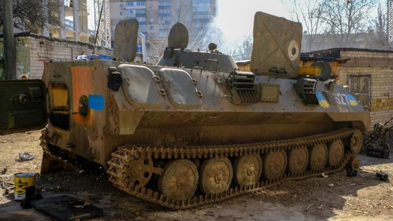 Kyjevské vrakoviště recykluje ruské zbraně pro ukrajinské síly