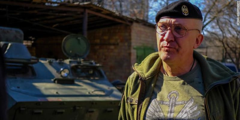 Juryj Holodov je zástupce velitele ukrajinských teritoriálních sil