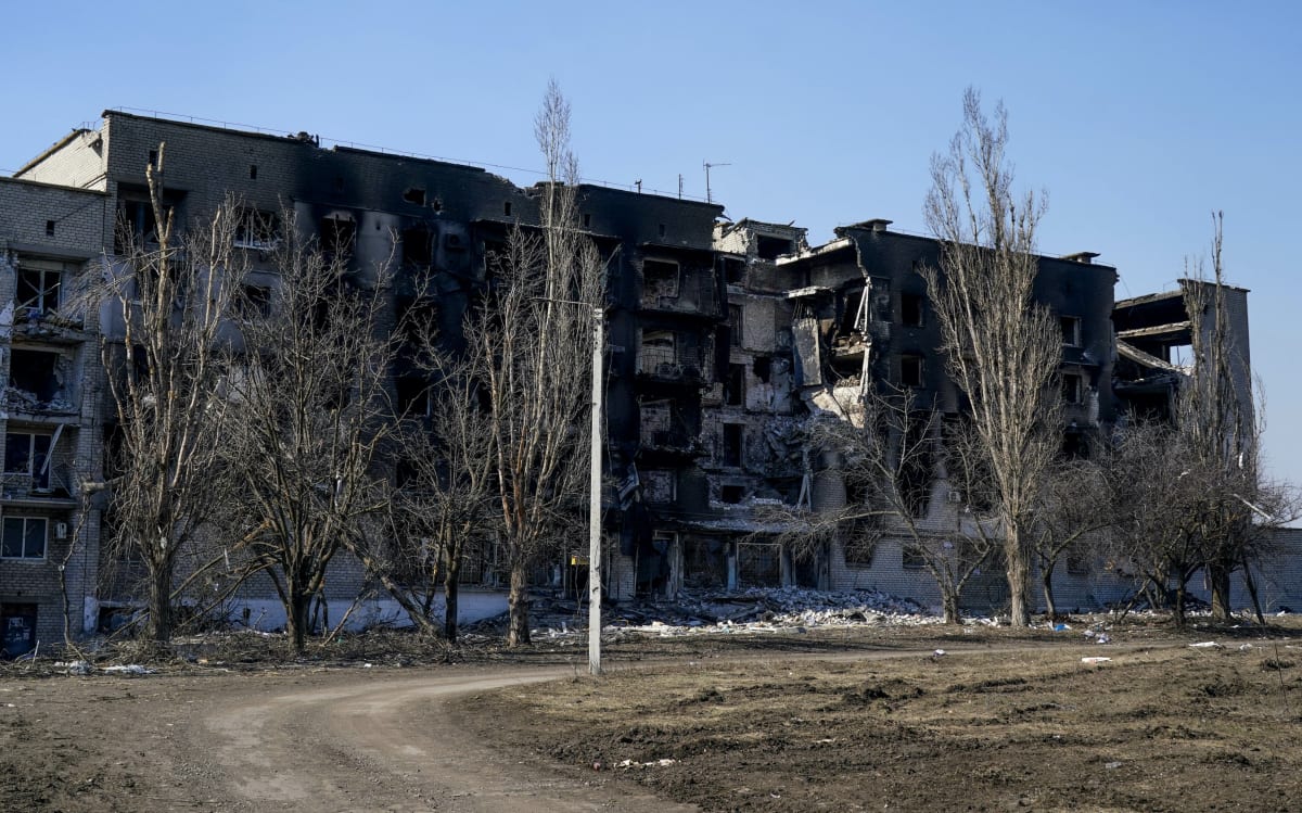 Zničený Mariupol (23. března)