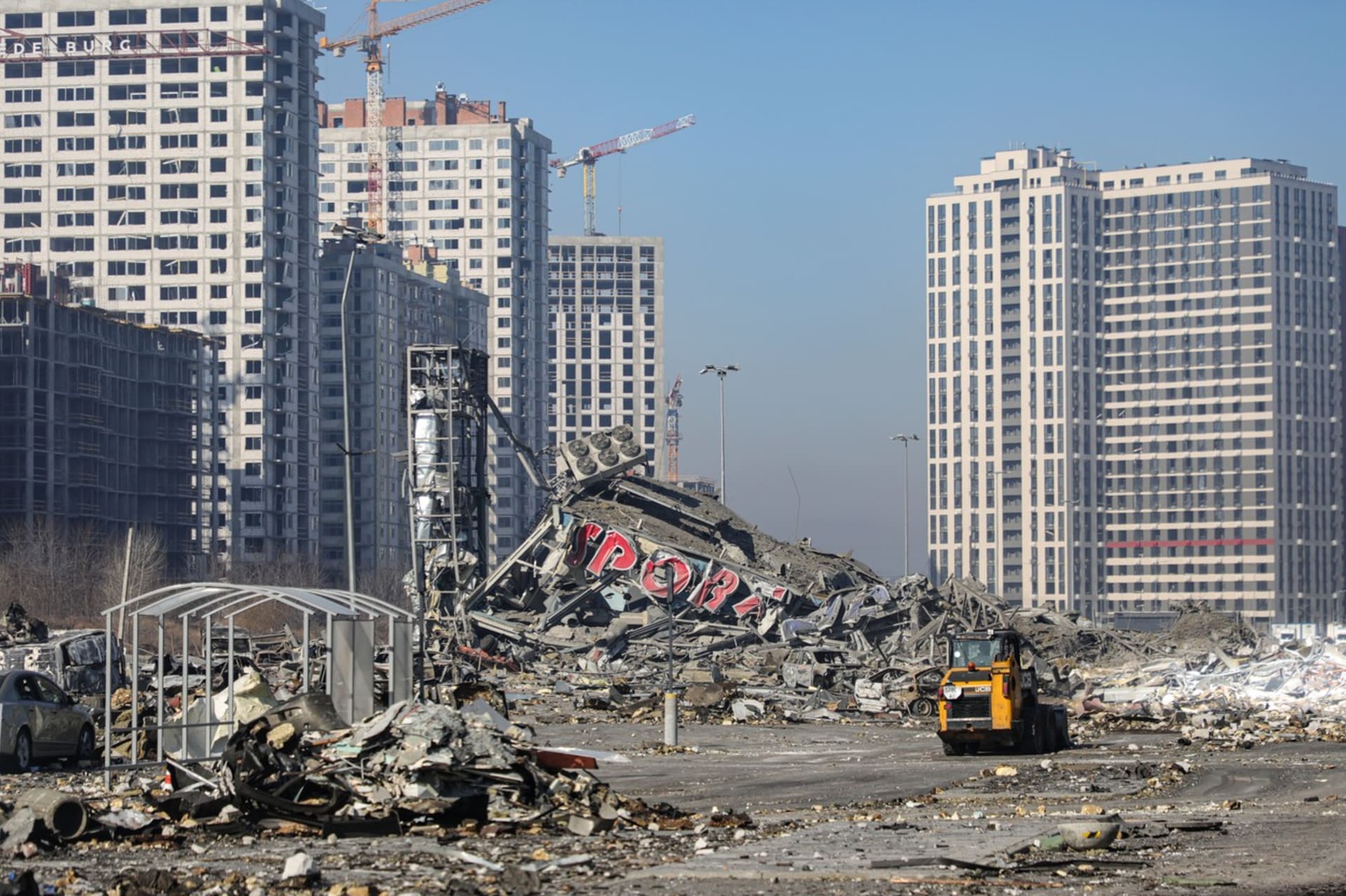 Rozbombardovaný Kyjev, 23. března 2022