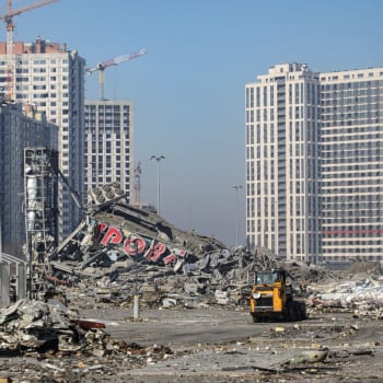 Rozbombardovaný Kyjev (23. 3. 2022)