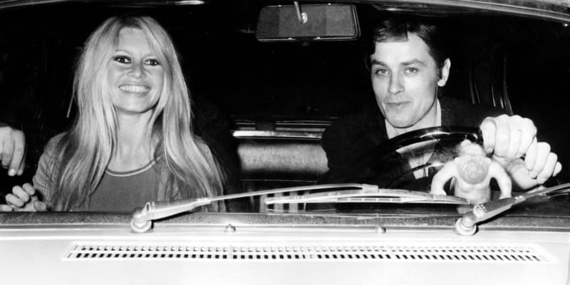 Alain Delon s Brigitte Bardot