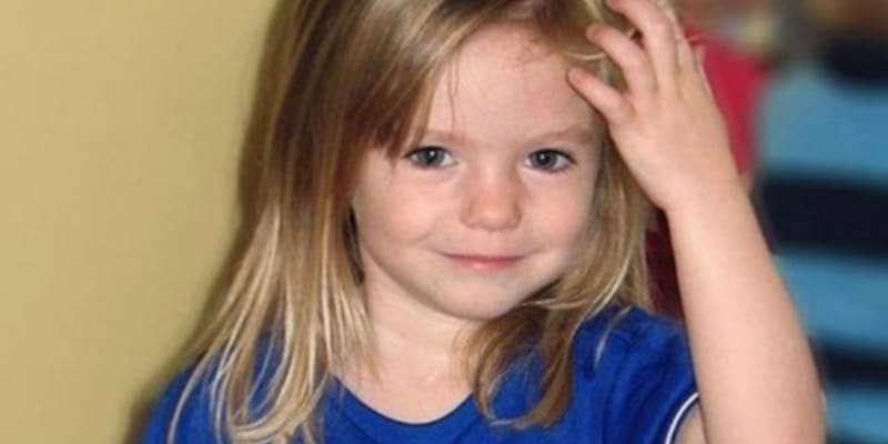 Pohřešovaná britská dívka Madeleine McCannová.