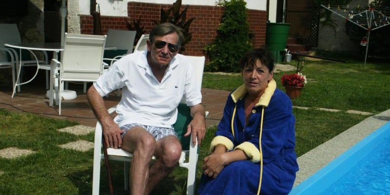 Herec Jiří Kodet s manželkou Soňou na sklonku života (2004)