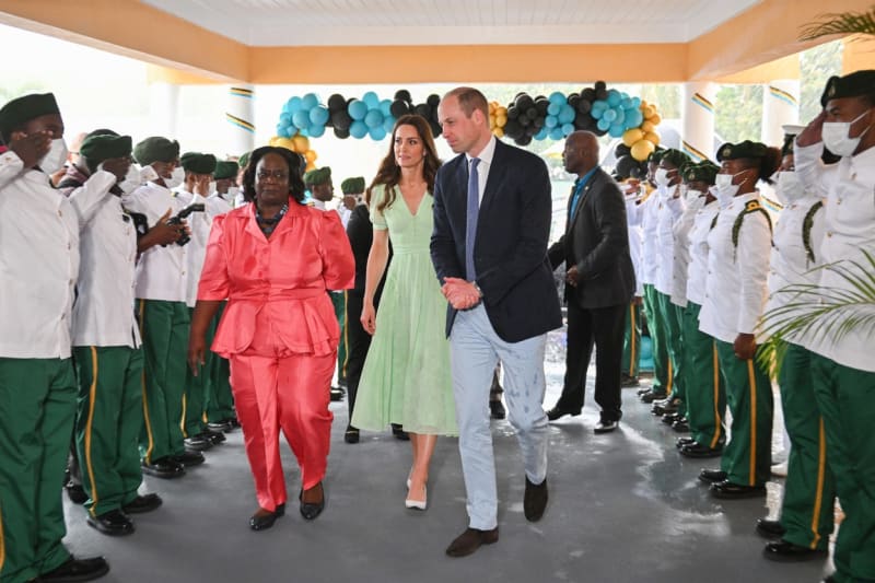 William a Kate během návštěvy Jamajky