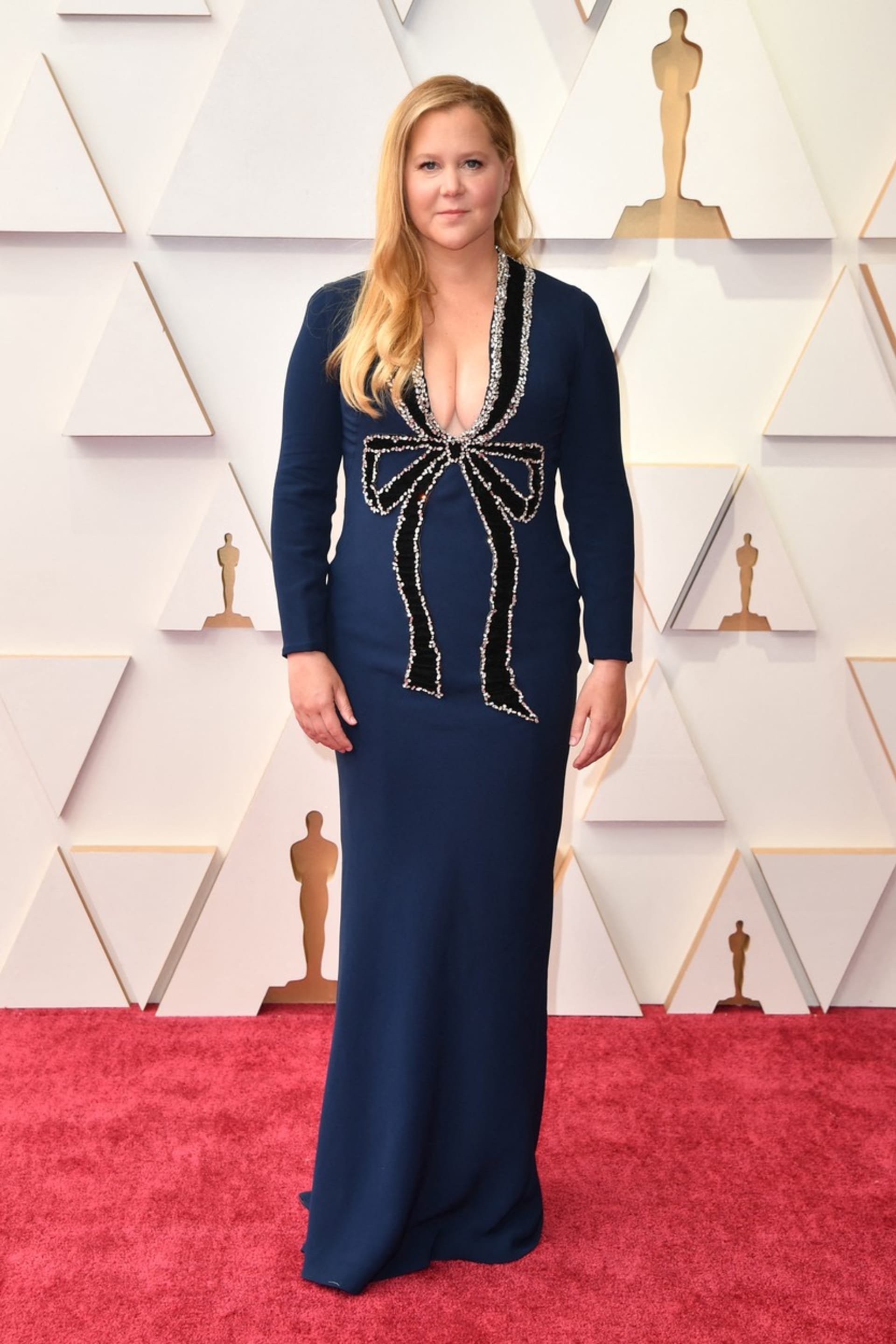 Amy Schumer v modelu Oscara de la Renty