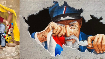 Streetartový výtvarník ChemiS se proslavil malbou v Nuslích. Jakými dalšími obrazy ozdobil domy a zdi?
