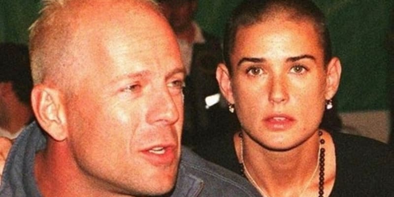 Bruce Willis s první manželkou Demi Moore