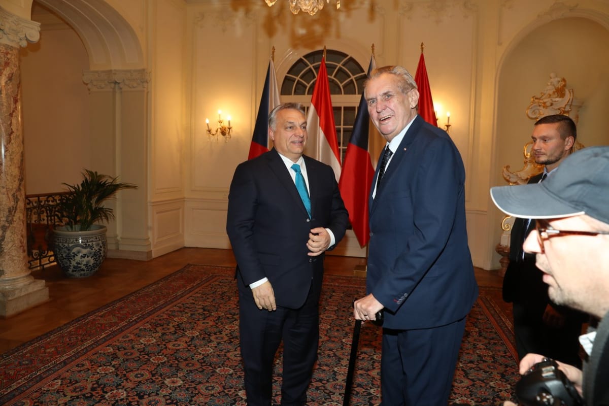 Miloš Zeman a Viktor Orbán