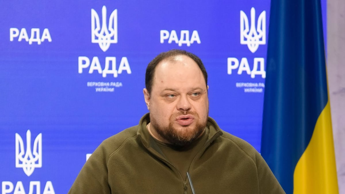 Šéf ukrajinského parlamentu Ruslan Štefančuk.