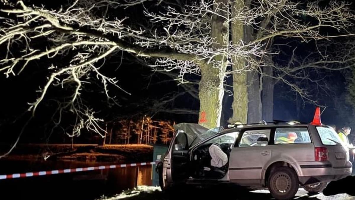 Při nehodě u jihočeského Staňkova zahynuli v úterý večer tři muži
