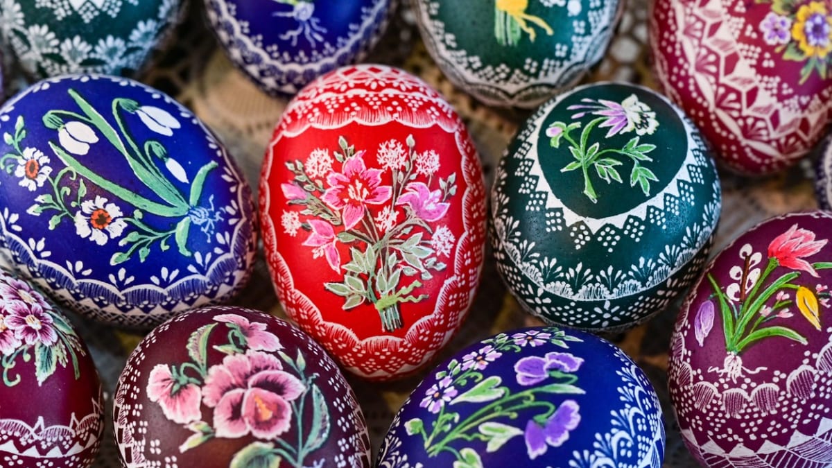 Velikonoční kraslice z Lužického Srbska se podobají těm českým