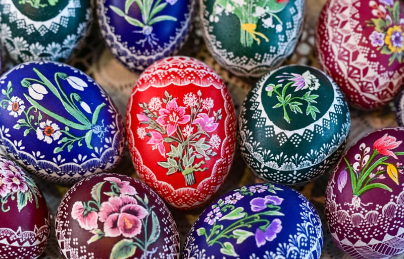 Velikonoční kraslice z Lužicého Srbska se podobají těm českým