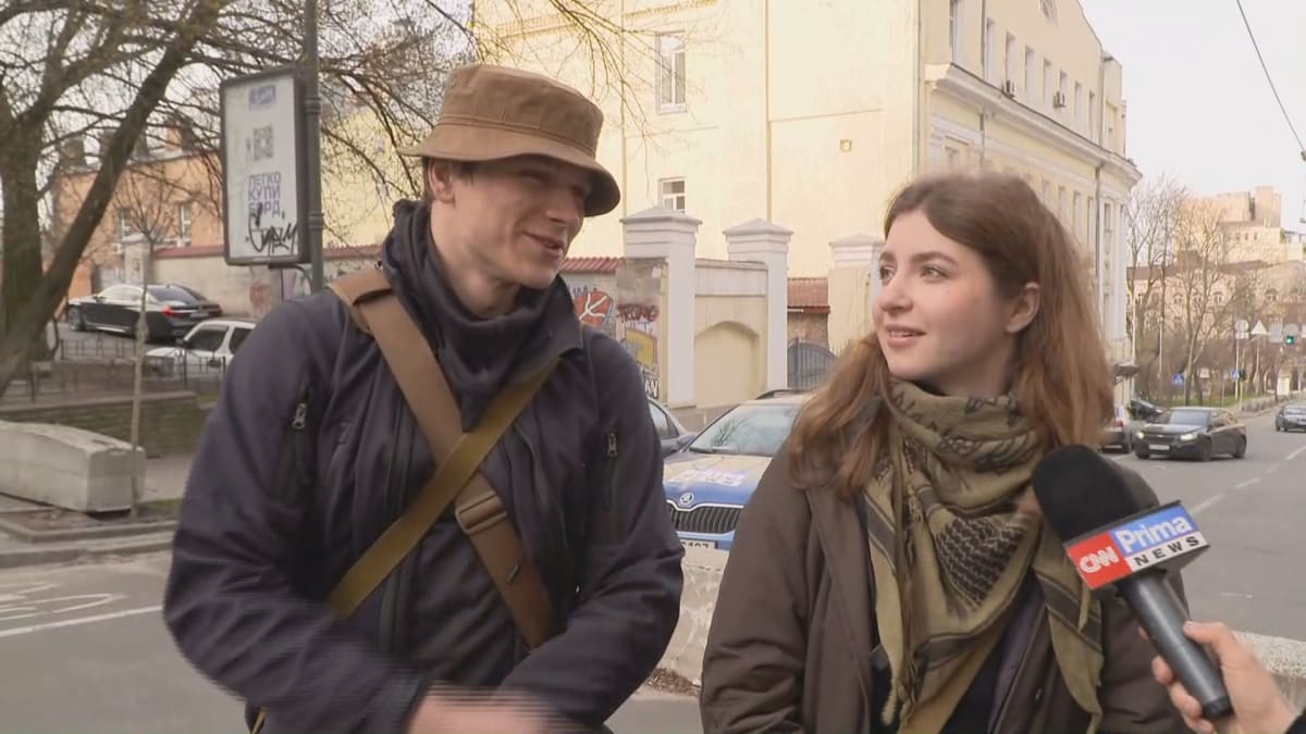 Ukrajinský pár se vzal krátce před válkou