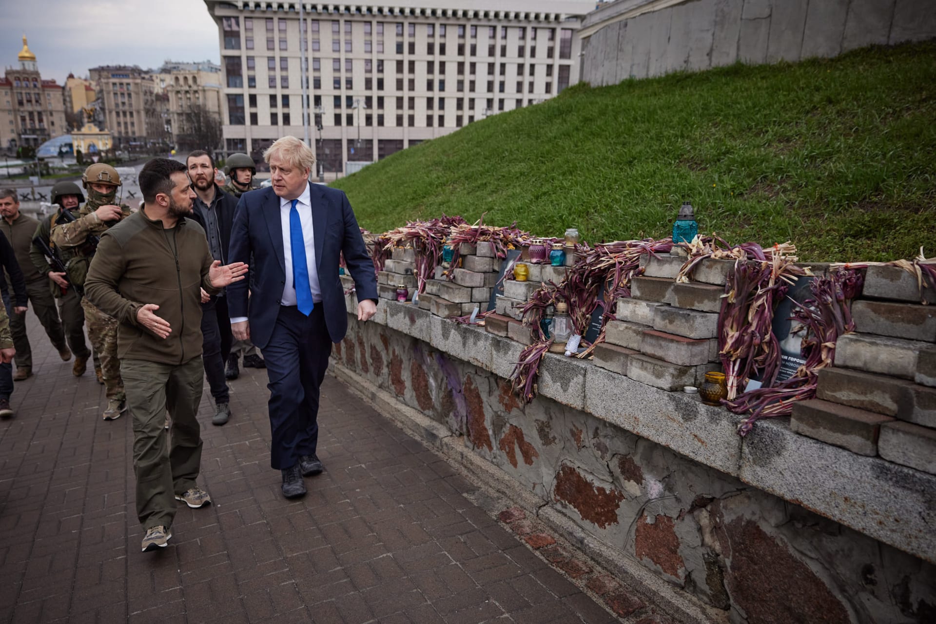 Návštěva Borise Johnsona v Kyjevě (9. dubna 2022)