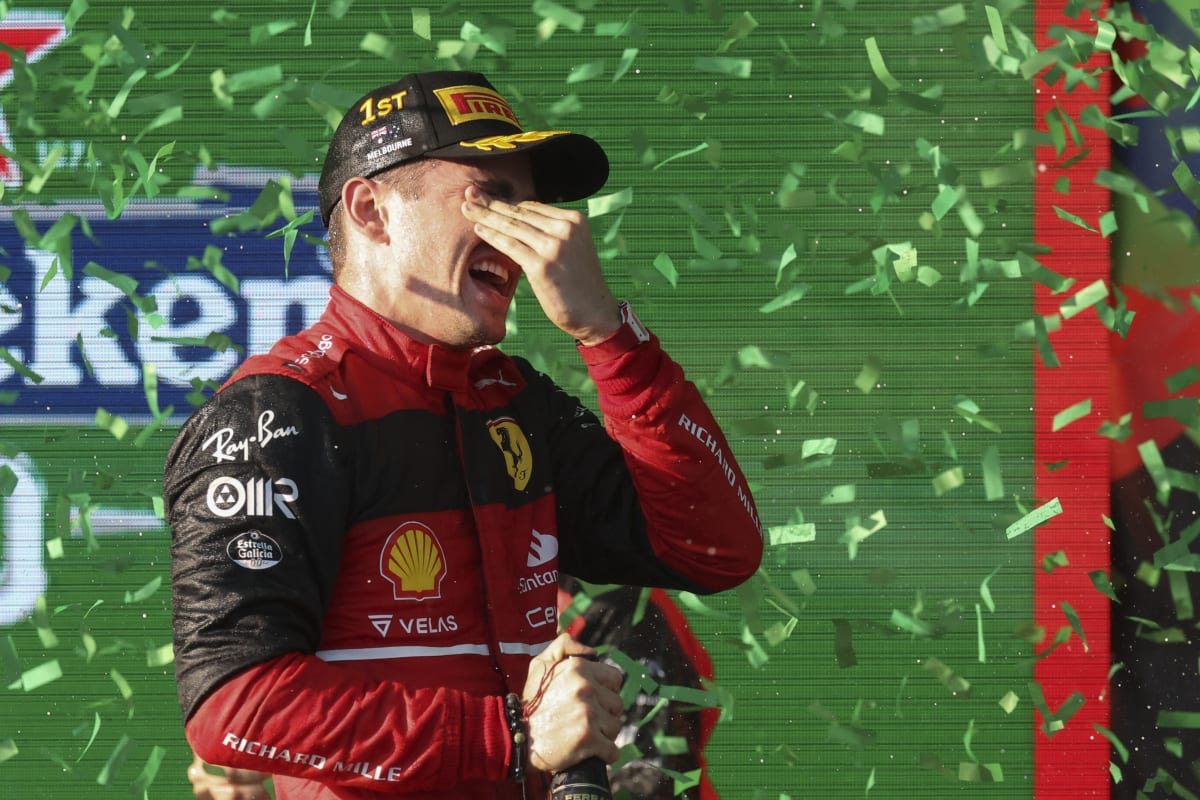 Monacký závodník Charles Leclerc ovládl Velkou cenu Austrálie vozů formule 1