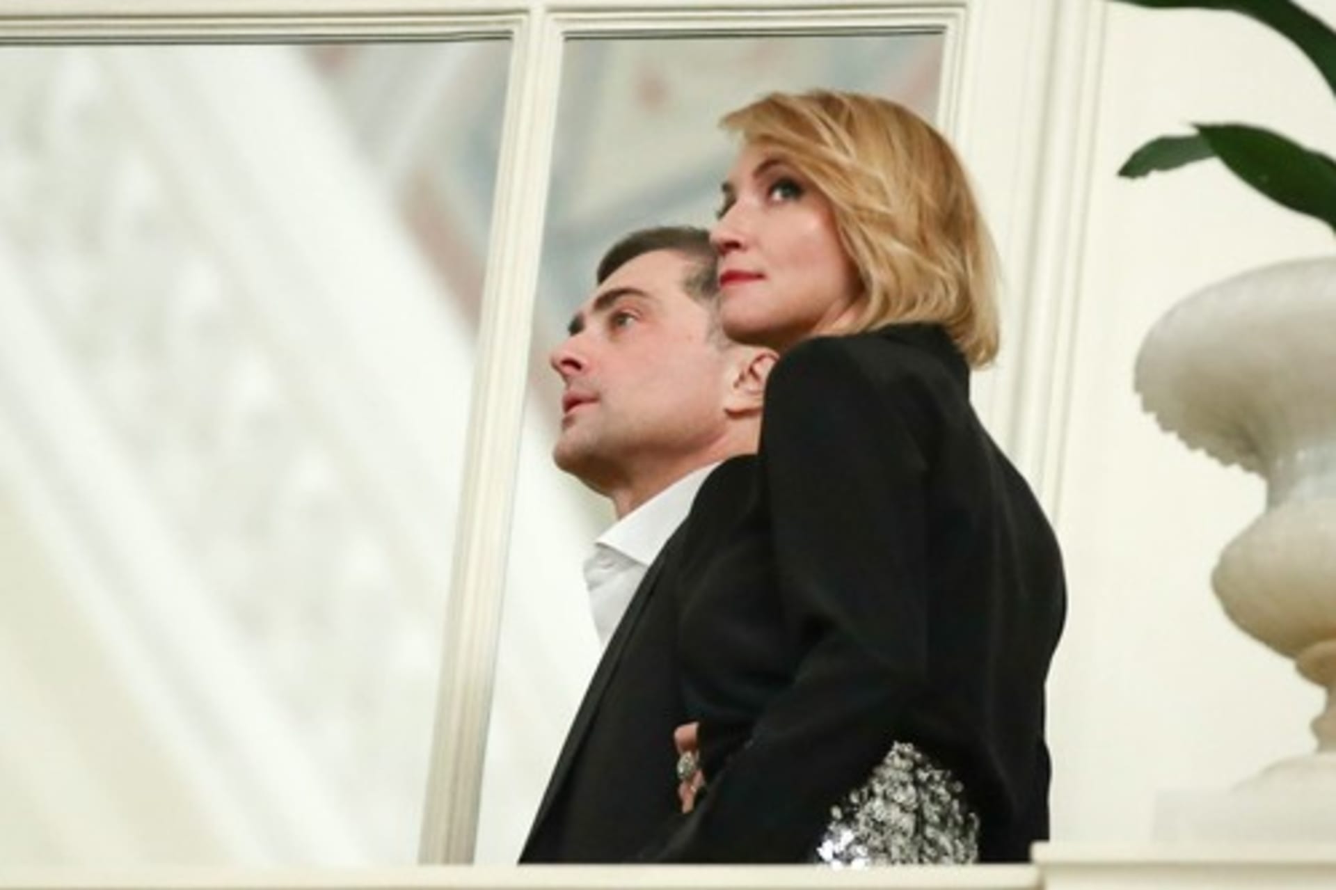 Vladislav Surkov se svoji ženou Natálií