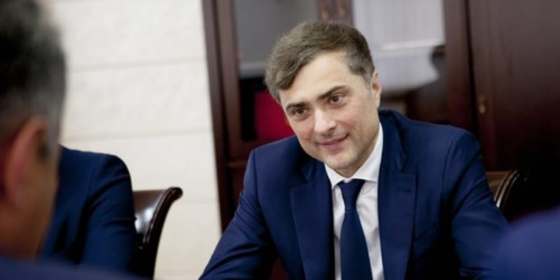 Vladislav Surkov během návštěvy Jižní Osetie v roce 2017