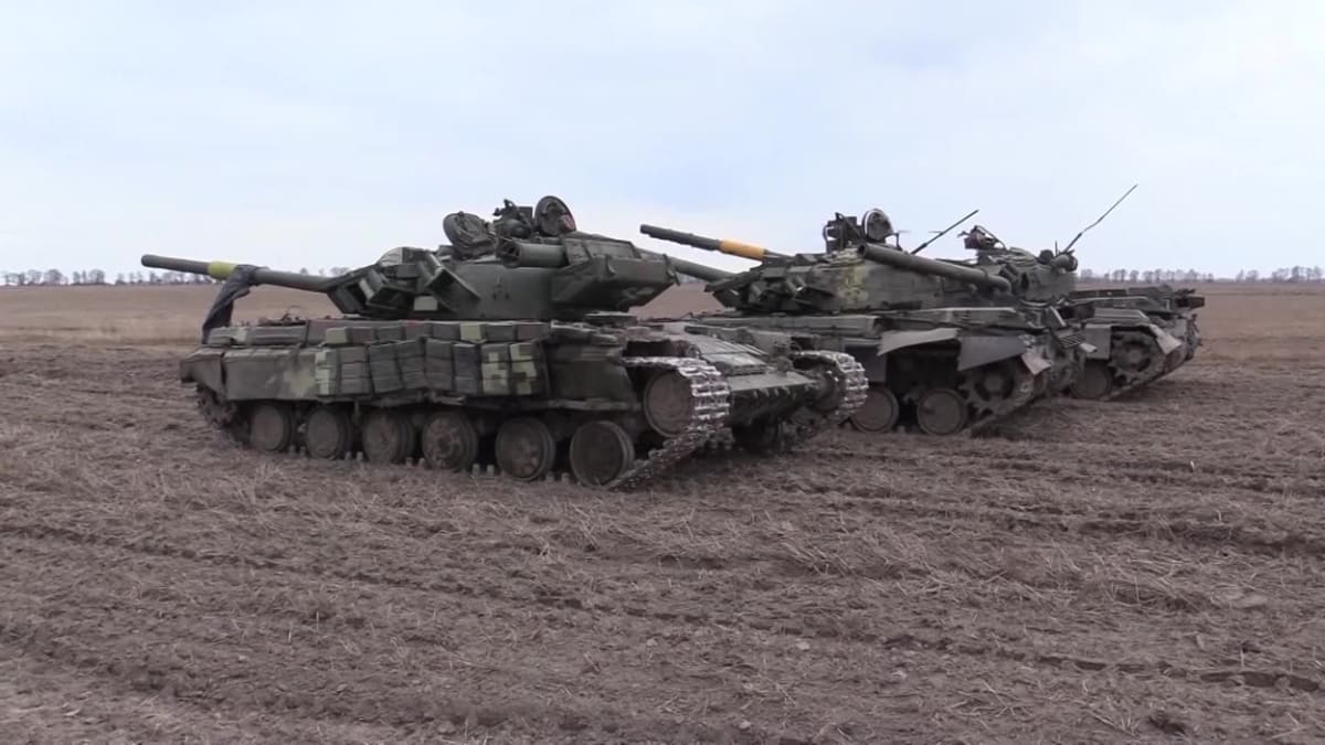 Tanky T-64 se objevily na začátku dubna u Černigova.