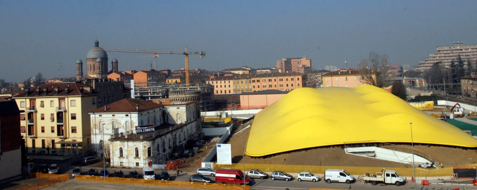 Muzeum Ferrari v italské Modeně byla dokončeno v roce 2012