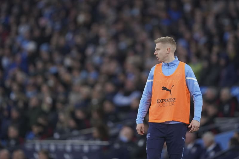 Ukrajinský fotbalový reprezentant Olexandr Zinčenko hají barvy Manchesteru City
