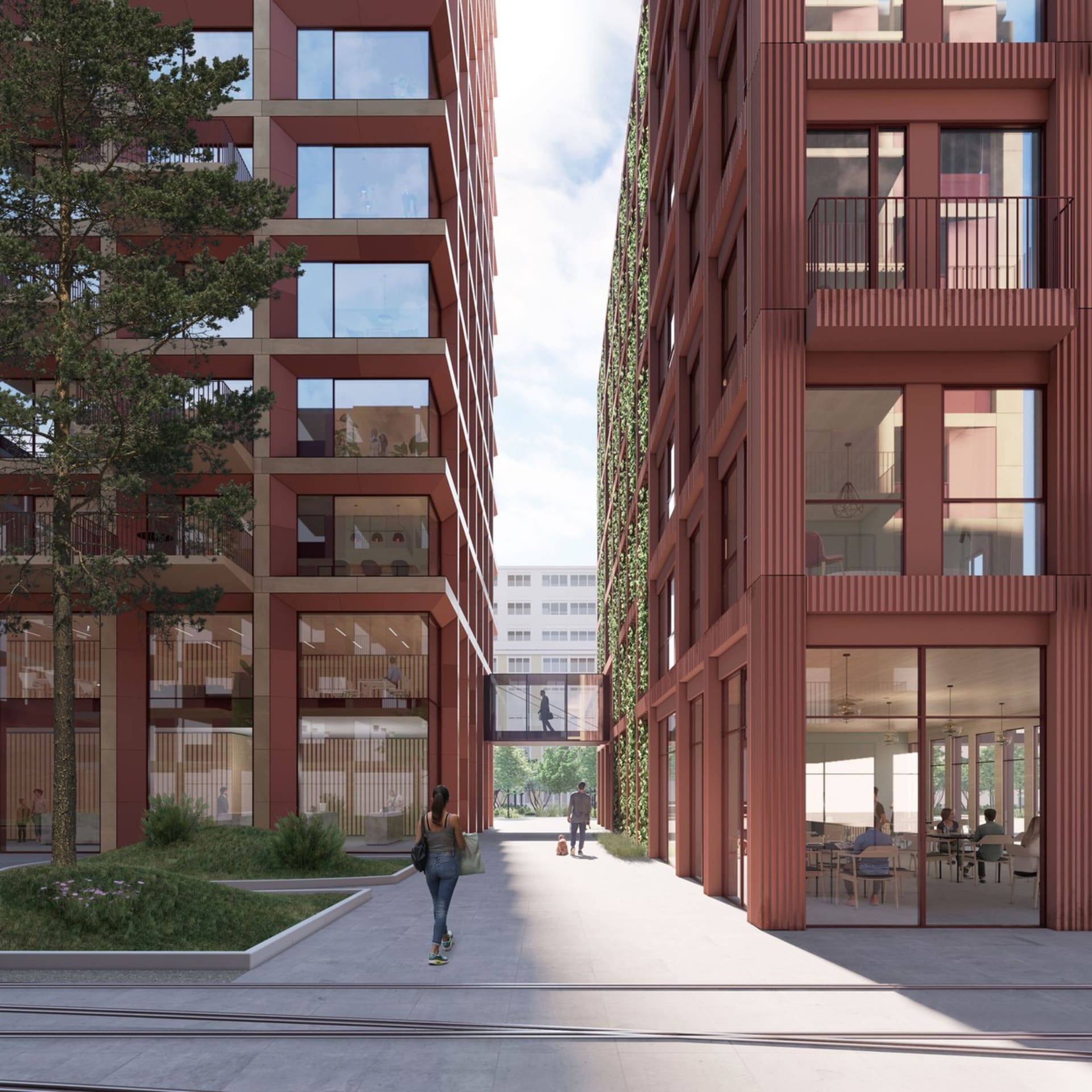 Dřevostavba vysoká 100 metrů bude součástí obytného komplexu, který navrhli architekti z dánské kanceláře Schmidt Hammer Lassen Architects (SHL).