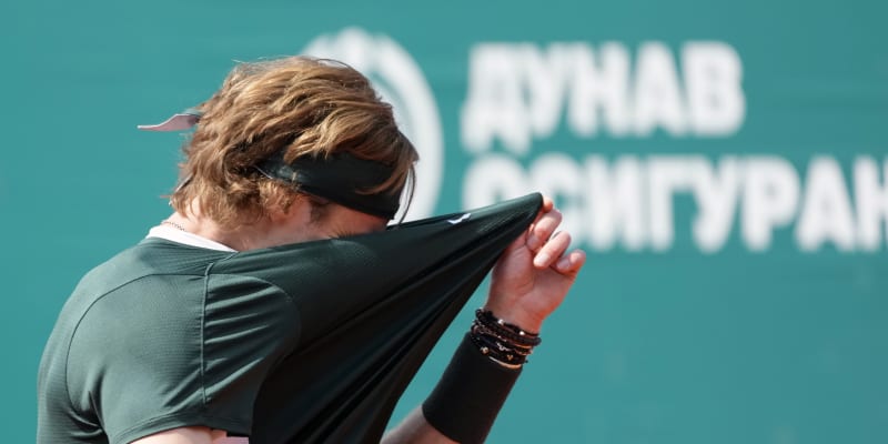 Ruská tenisová hvězda Andrej Rubljov