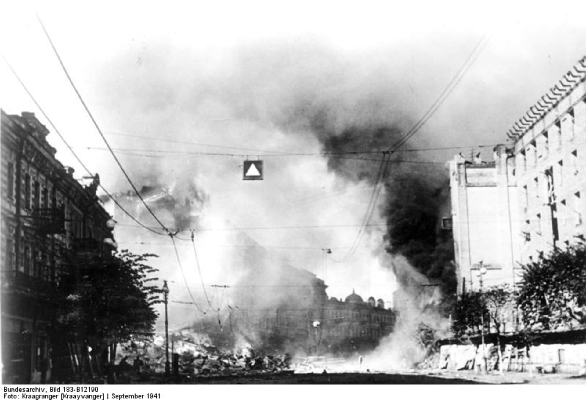 Bombardování Kyjeva v září 1941