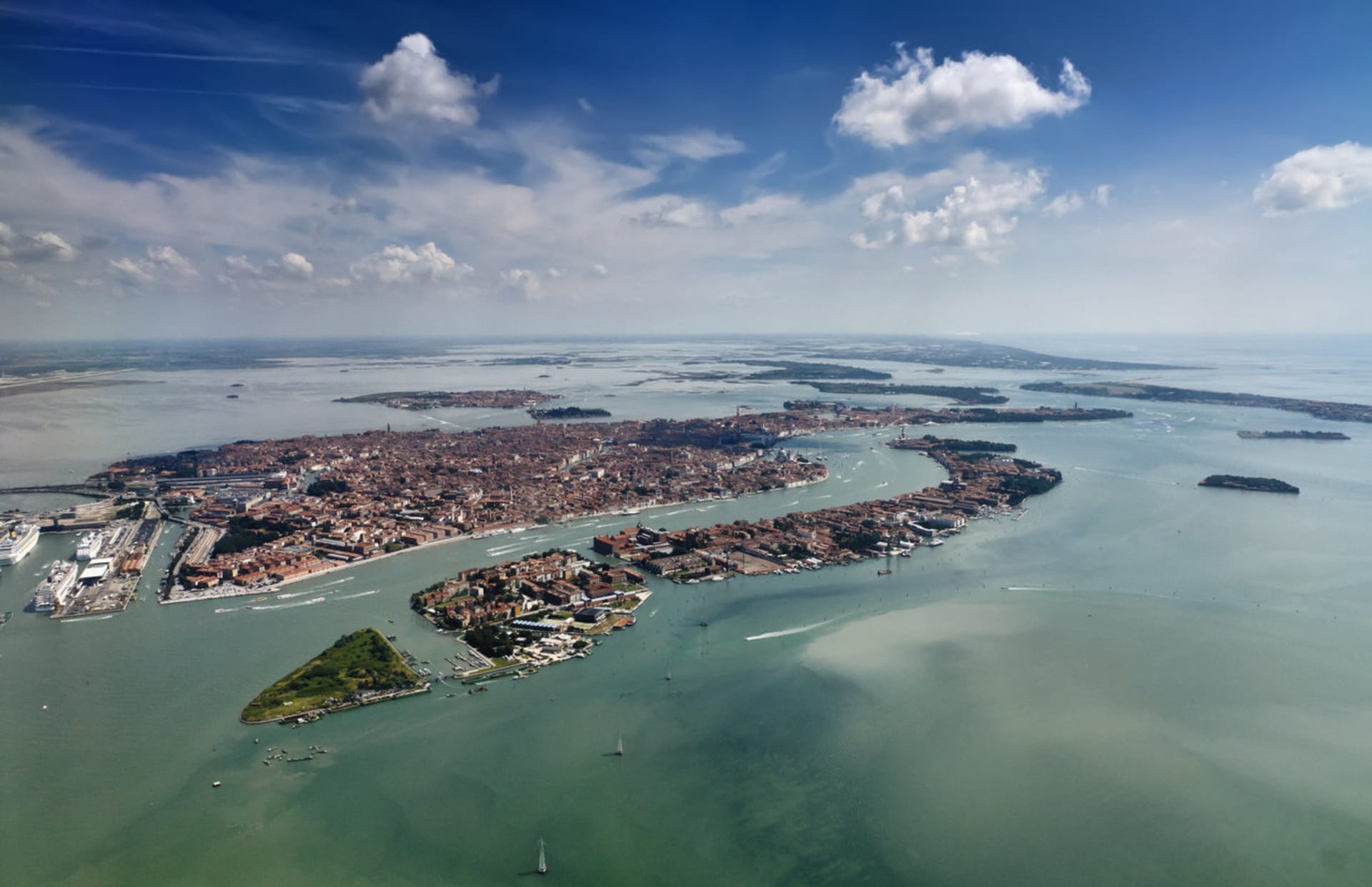 Divoké Benátky - pohled na lagunu