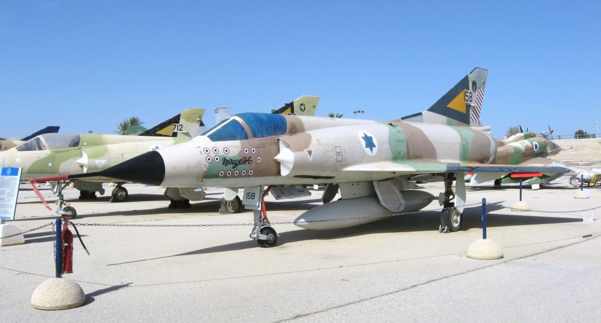 Mirage IIIC izraelského letectva