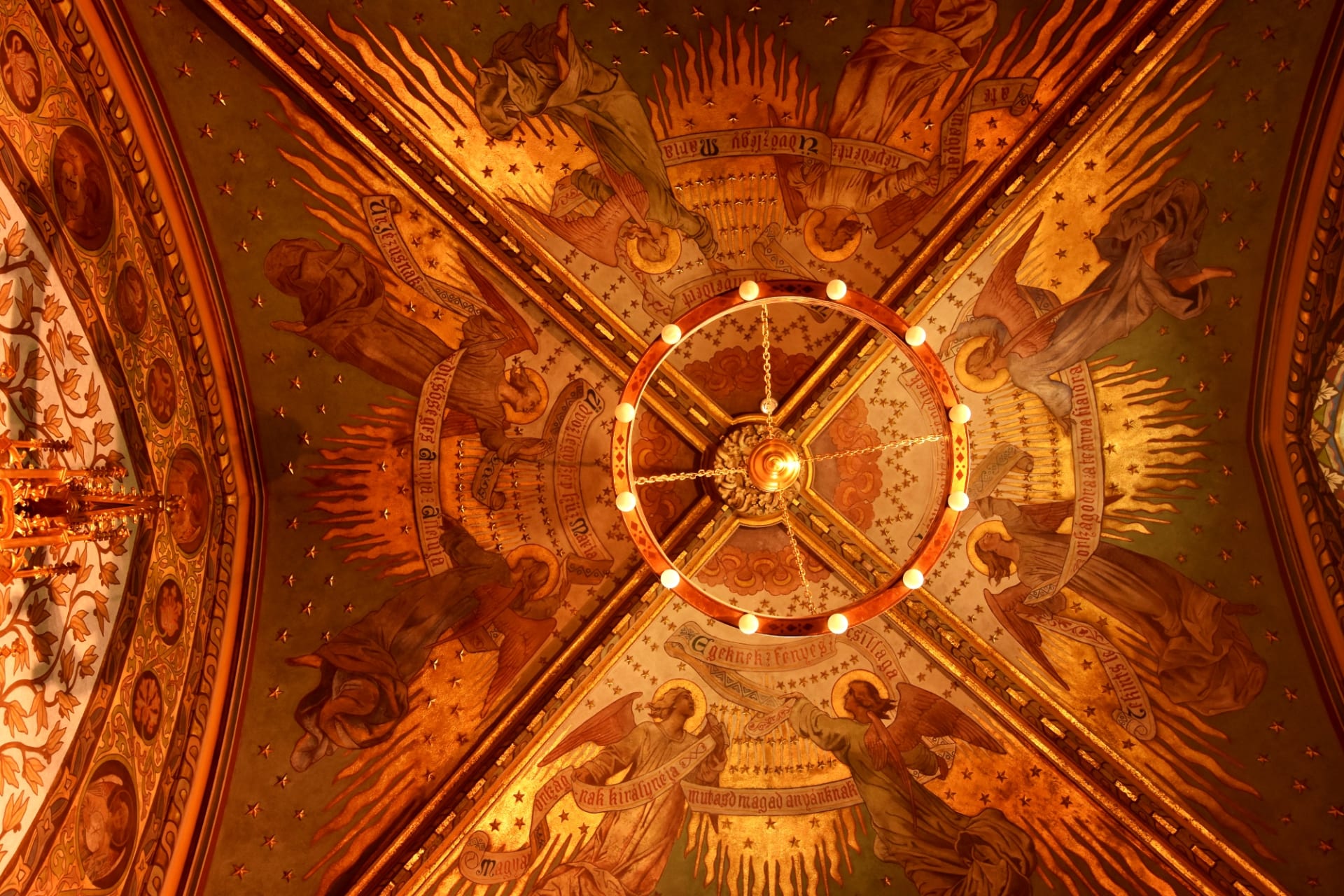 strop Baziliky sv. Štěpána