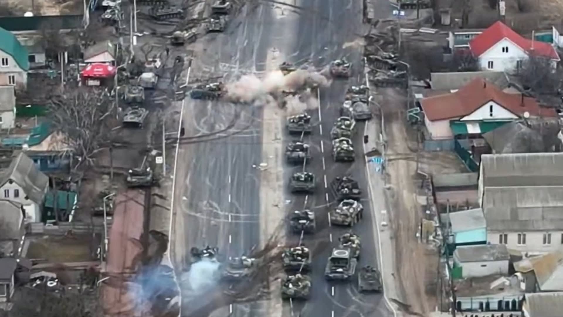 Útok na ruské tanky main