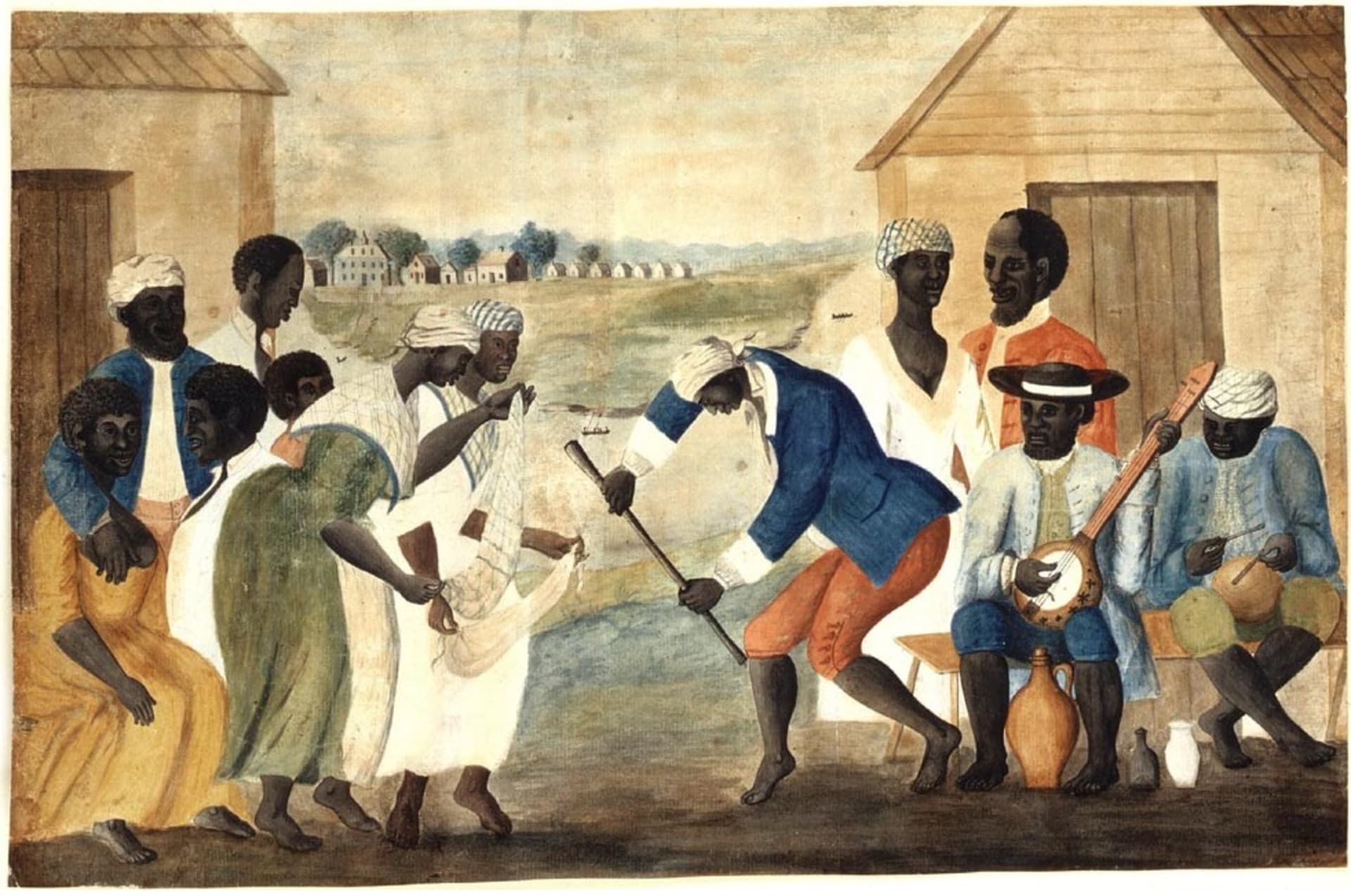  Otroci na plantáži v Jižní Karolině, cca 1790