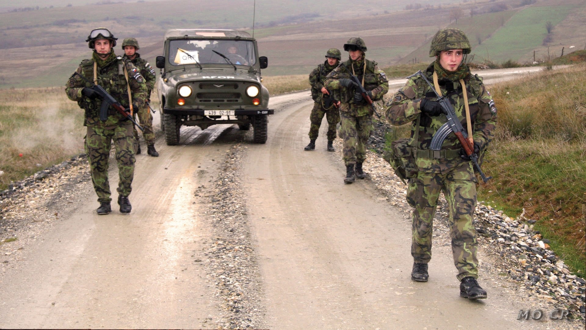 Čeští vojáci v Kosovu