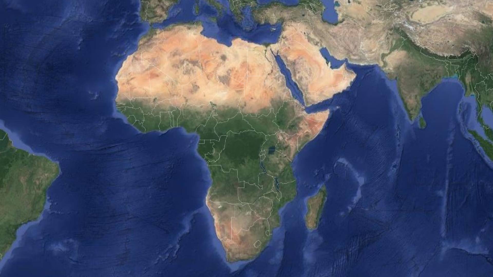 Troufnete si na slepou mapu Afriky?