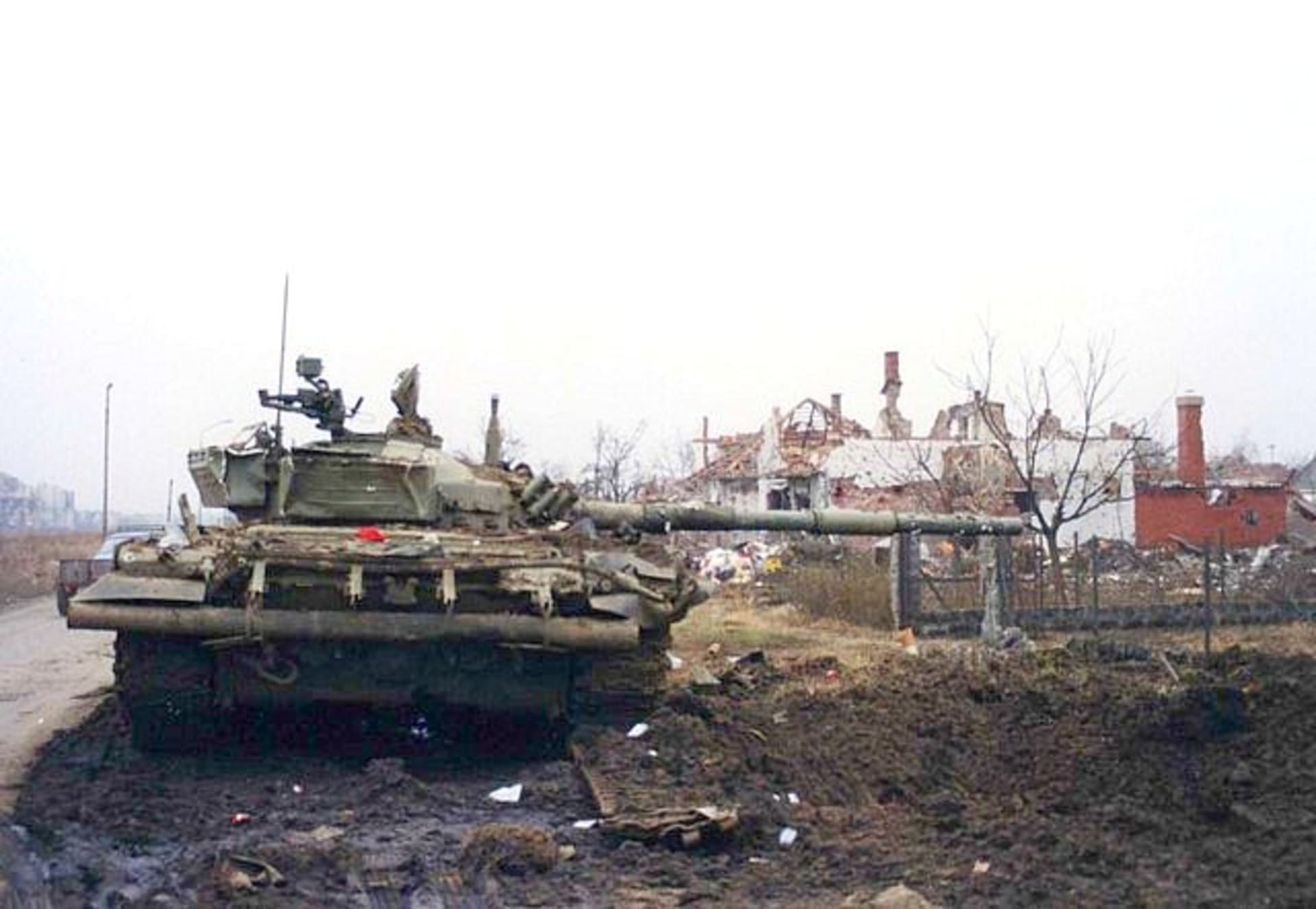 Vukovar - zničený tank