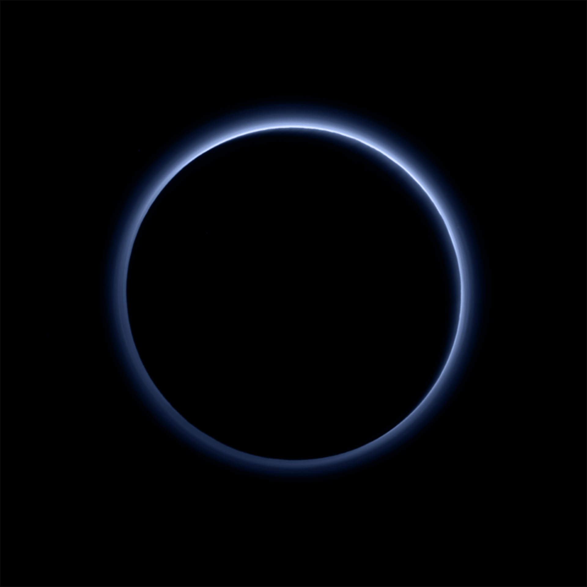 Modrá obloha na Plutu