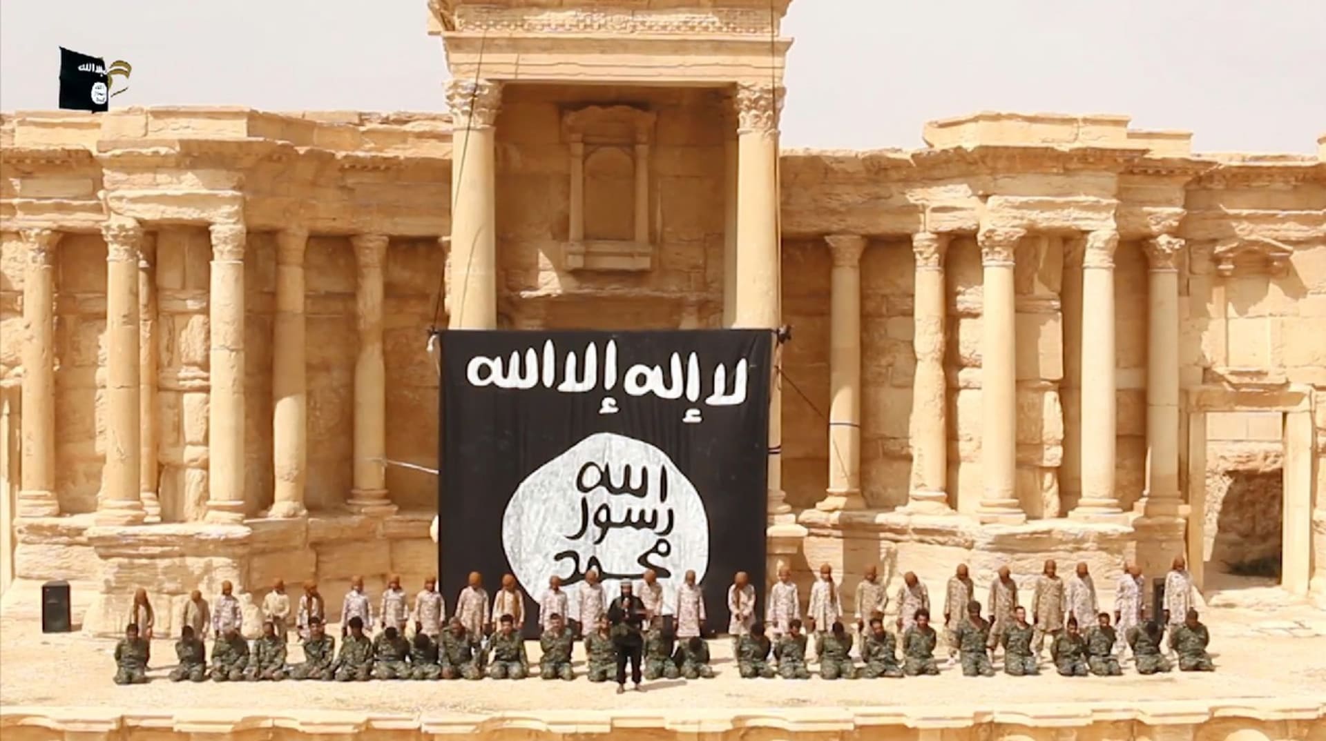 Palmyra poté, co ji ovládl Islámský stát