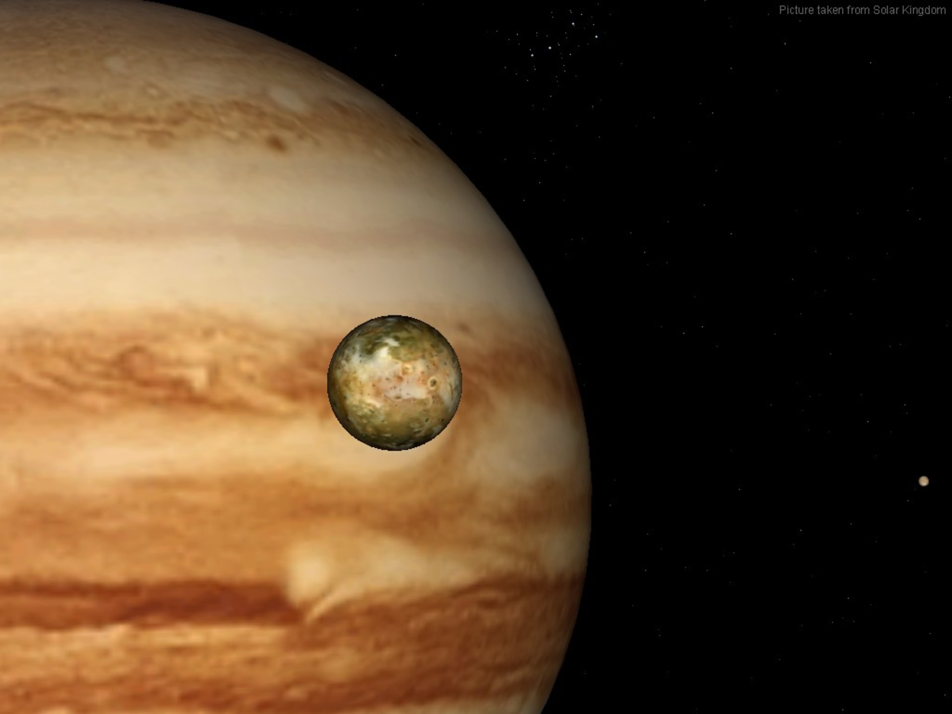 Jupiter, Io a Europa