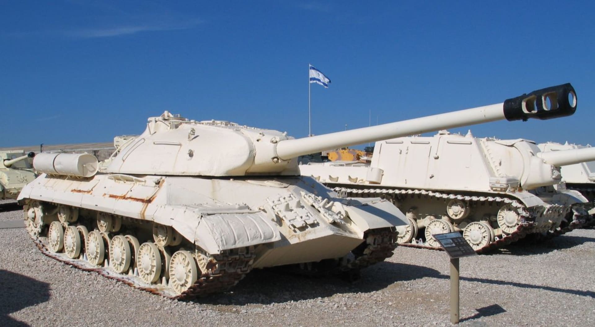 Původně syrský IS-3 ukořistěný izraelskou armádou za Šestidenní války můžete vidět v Latrunu