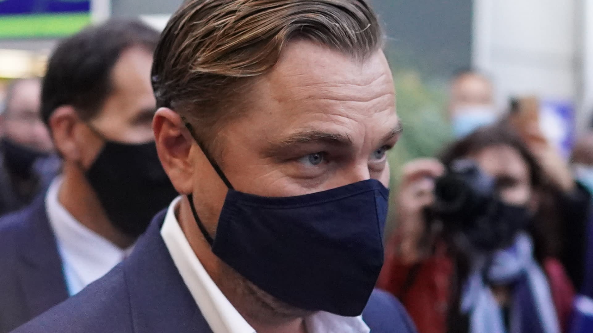 Konference COP26 se zúčastnil i herec a environmentální aktivista Leonardo DiCaprio