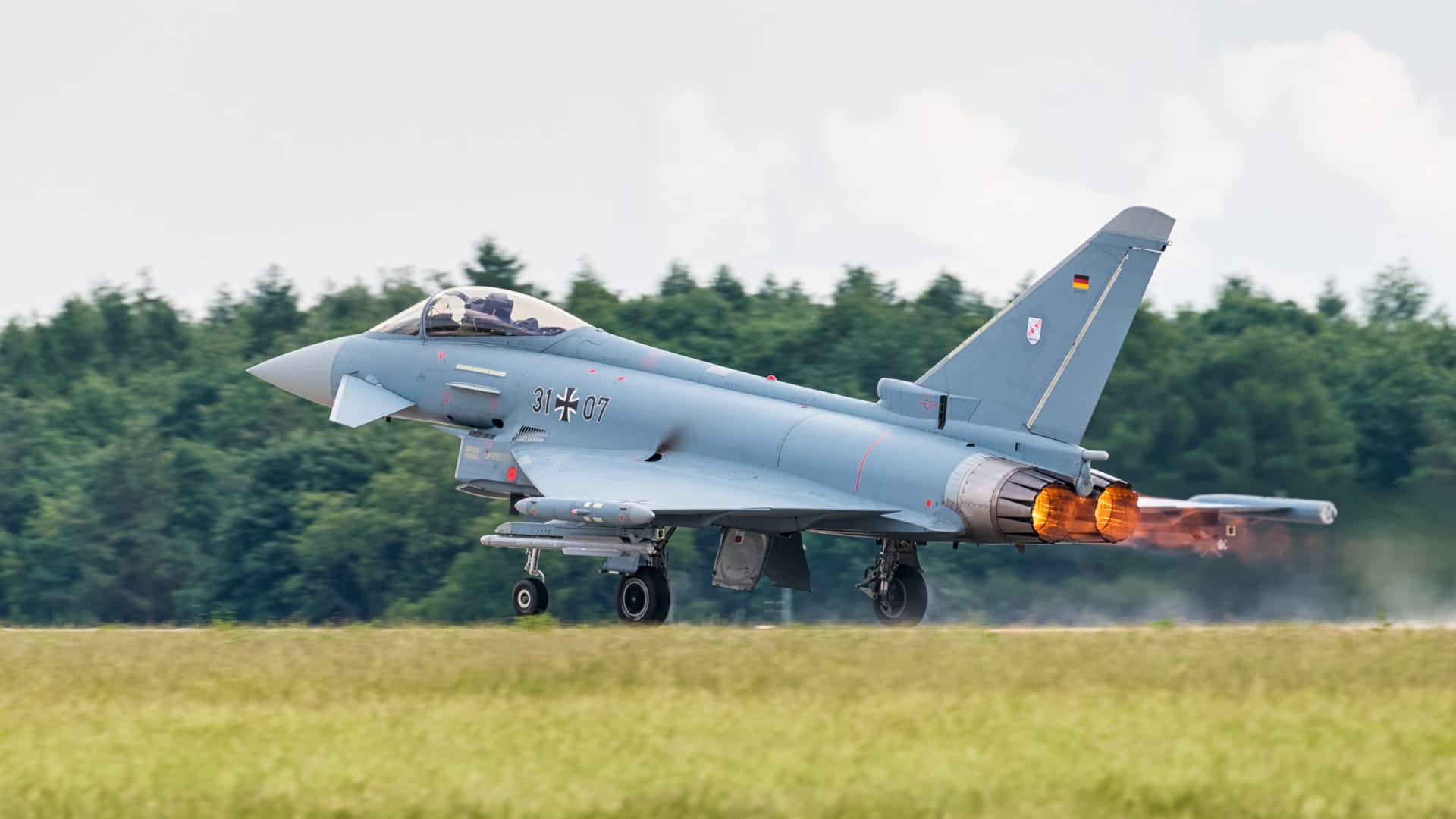 Německý Eurofighter Typhoon EF2000