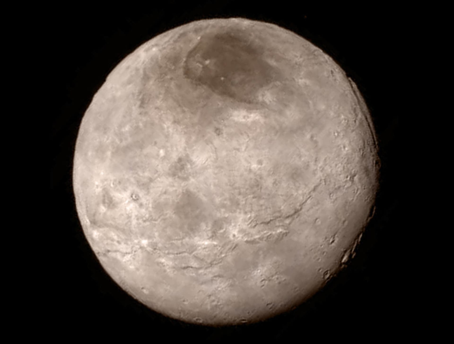Měsíc Charon...