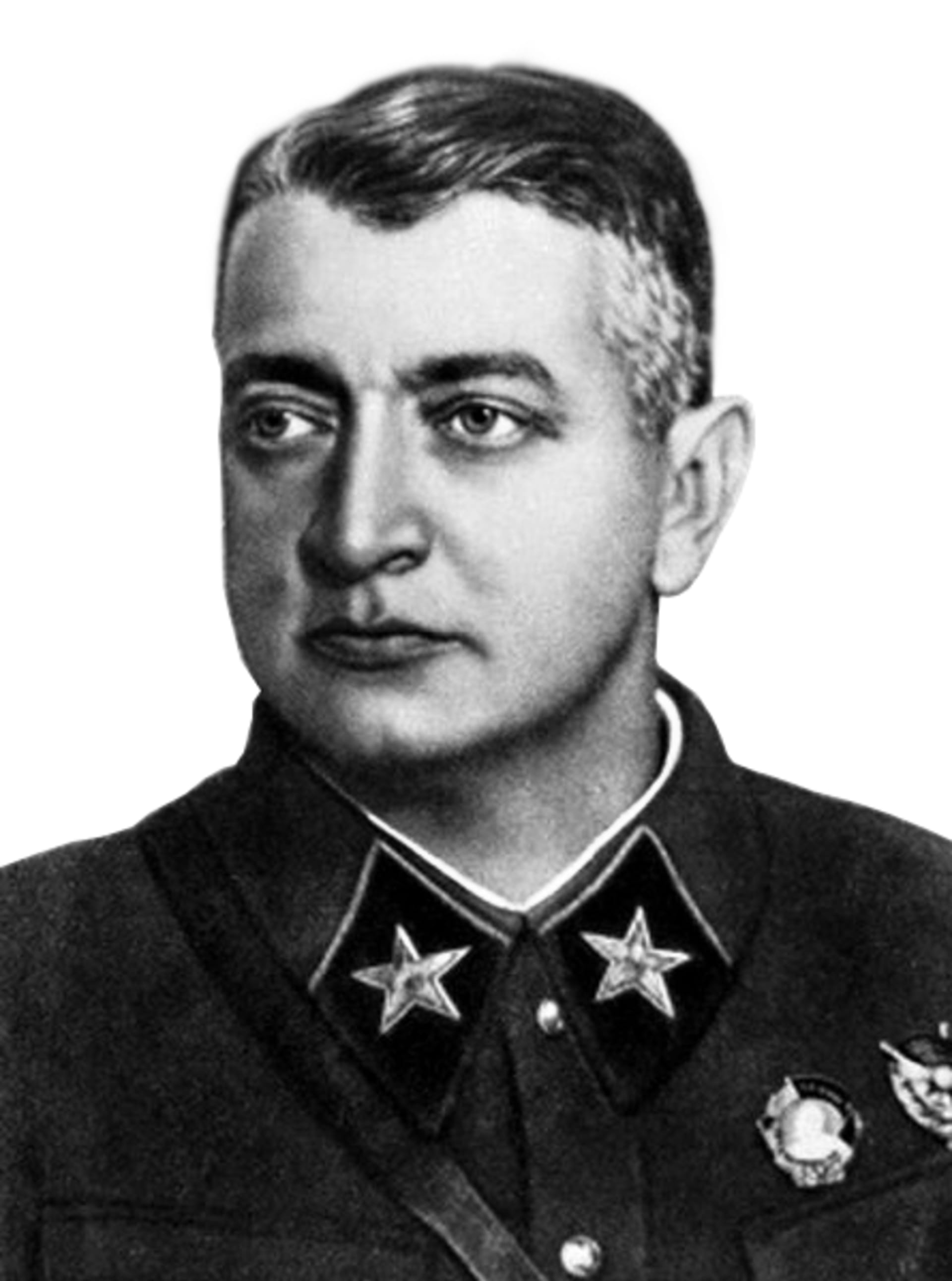 Michail Tuchačevskij, který byl popraven na Stalinův příkaz během čistky v Rudé armádě roku 1937